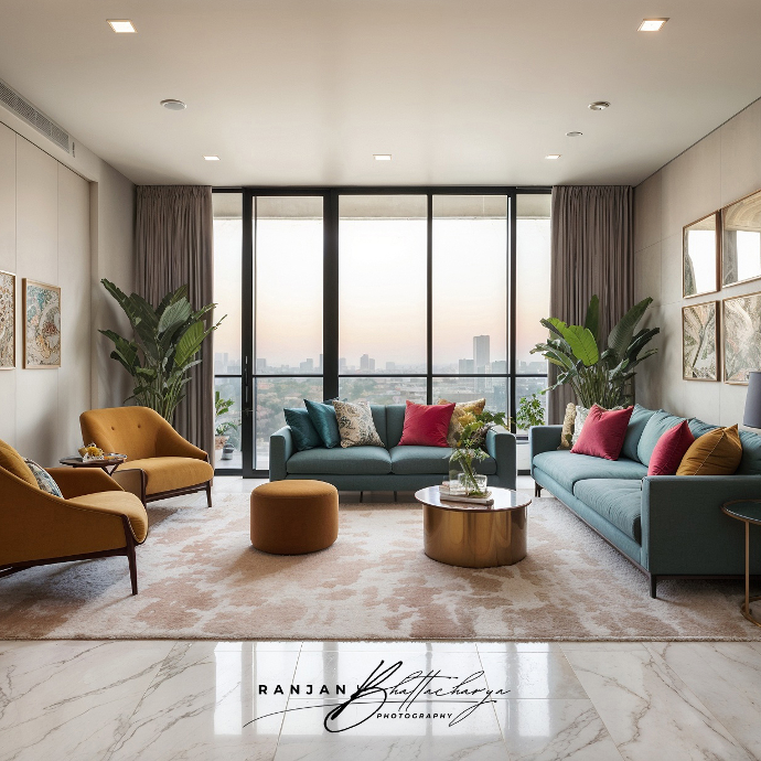 Discover stunning interior and architectural photography by Ranjan Bhattacharya, a renowned commercial photographer in Kolkata with over 22 years of experience capturing exquisite designs and structures.