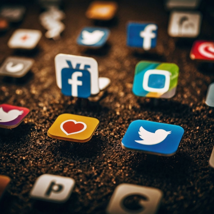 Emergence of Social Media and Web 2.0 (2000s) An image featuring early social media icons like MySpace, Facebook, and Twitter to show the rise of social networking.