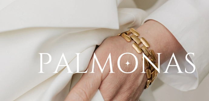 High-Impact Commercial Product Photography for Palmonas Jewellery Palmonas Gold Demi-Fine Jewellery Commercial Photography by Ranjan Bhattacharya. Close-up product photography of luxury gold wristlet for e-commerce and brand lookbook.