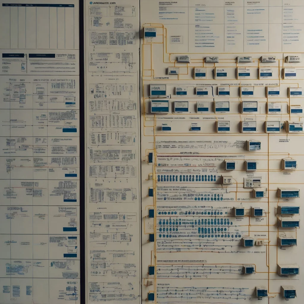 Early Concepts and Visionaries (1950s-1960s) A clean timeline graphic with icons representing the key moments in internet history: ARPANET (1969), email creation (1971), World Wide Web (1989), and mobile era (2010s)