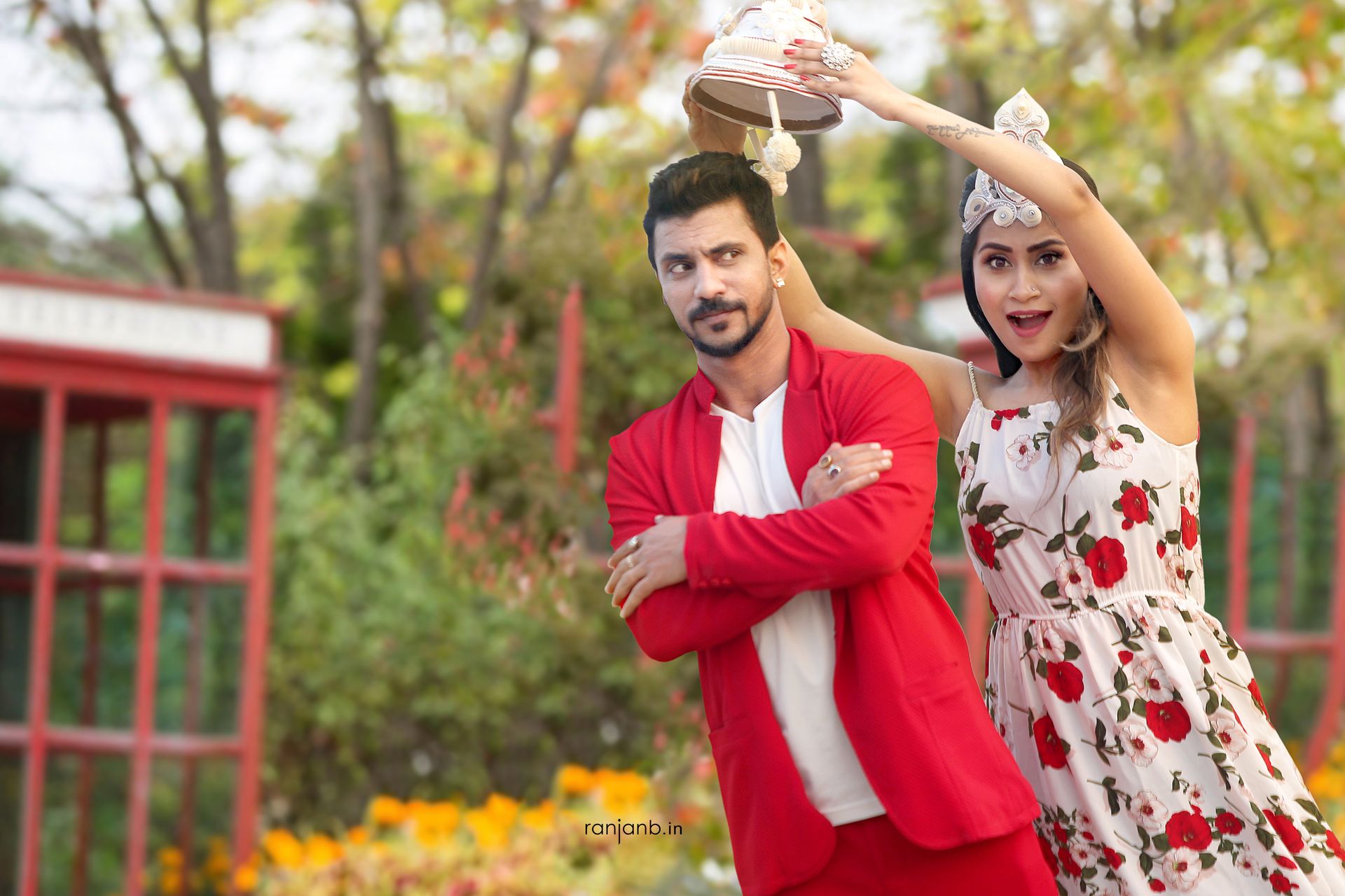 Pre Wedding Photography of Tuban and Ankusree at Vedic Village Spa Resort by Ranjan Bhattacharya