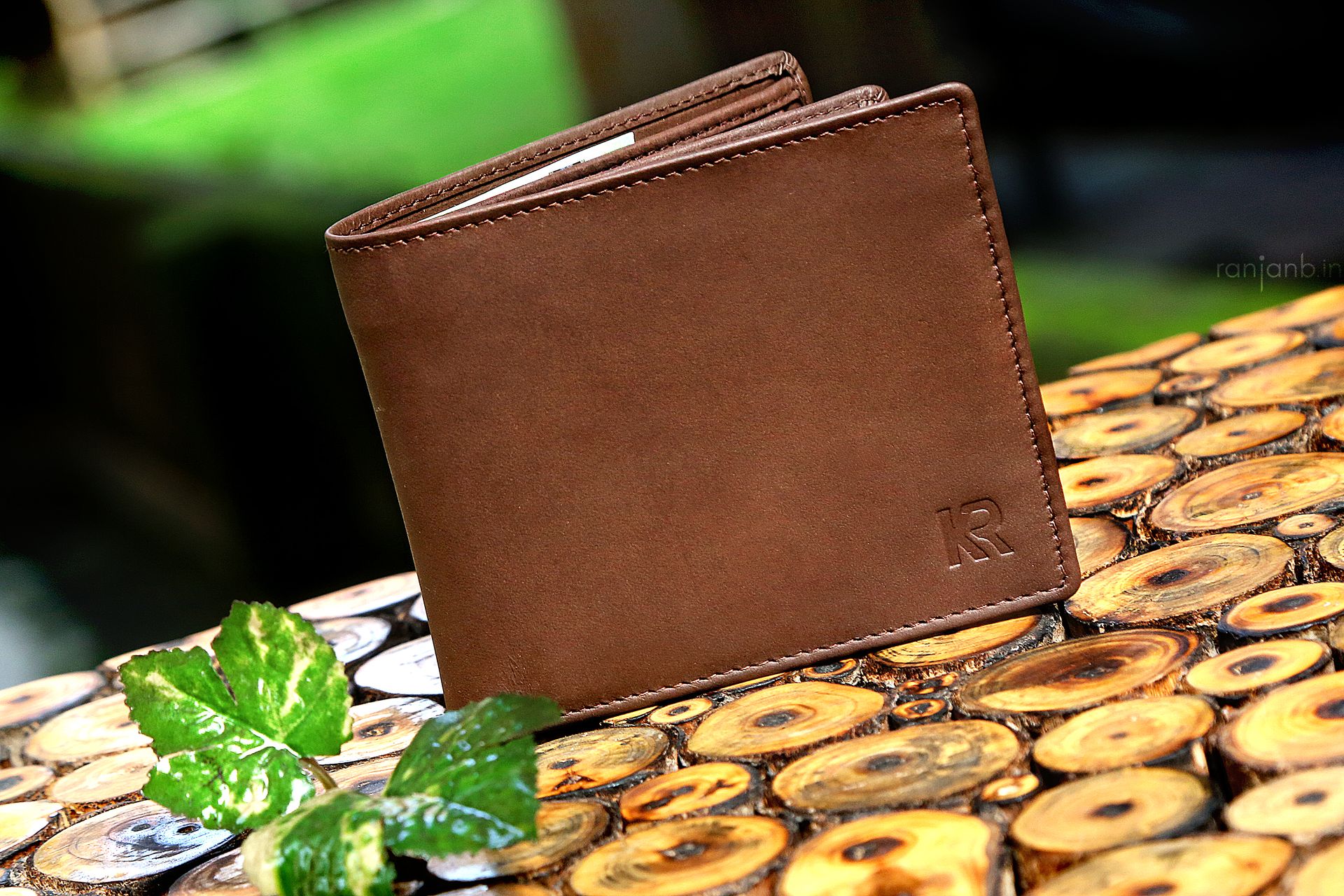 Premium leather wallet with a sleek design