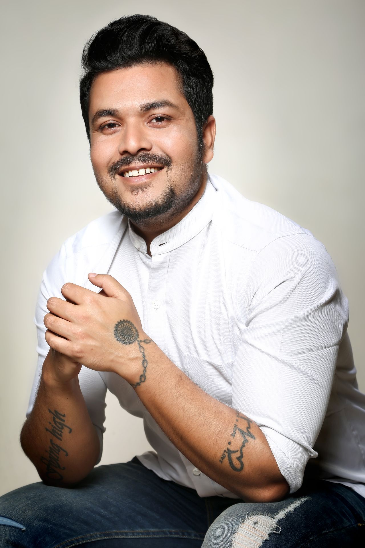 A high-quality corporate headshot of a business professional in formal attire, captured by Ranjan Bhattacharya in Kolkata.