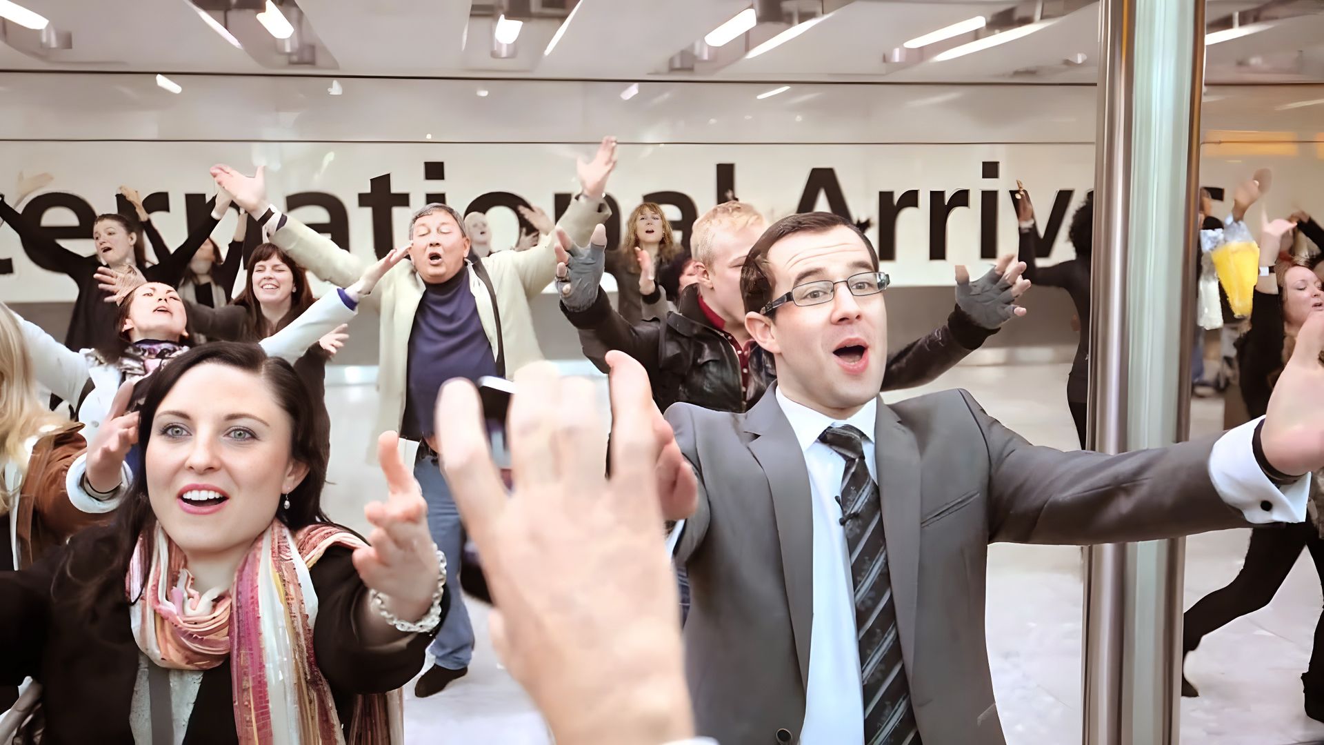 T-Mobile famously used a flash mob in London's Heathrow Airport to highlight its "Life's for Sharing" campaign. The spontaneous performance went viral, with millions watching online.