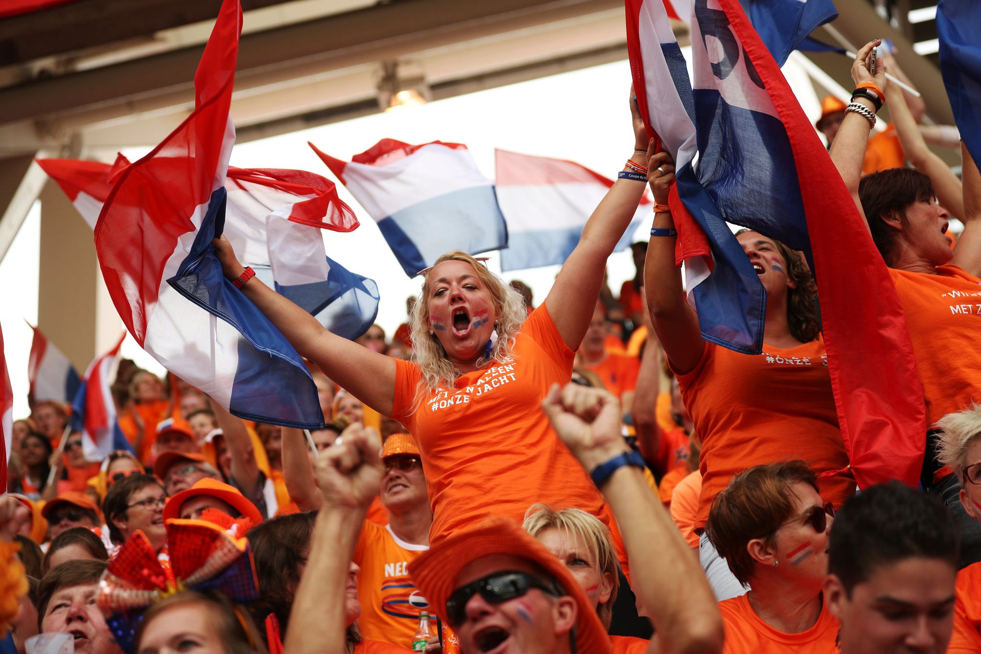 During the 2010 FIFA World Cup, a Dutch beer company used orange-dressed women to generate attention in a stadium, despite not being an official sponsor.