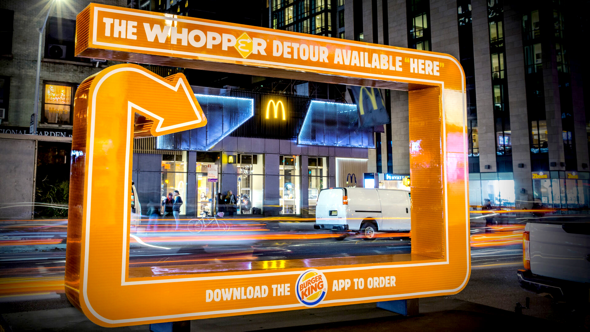 Burger King’s “Whopper Detour” campaign used geofencing to offer a 1-cent Whopper to anyone who downloaded their app and visited a McDonald’s location.