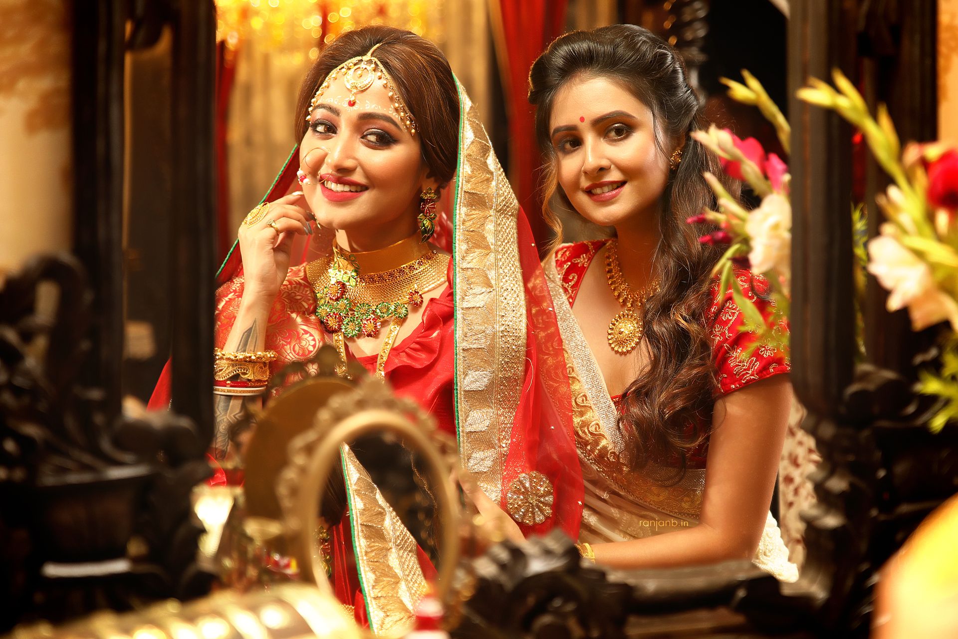 Ad campaign photography for Rahul Jewellery Creations with Sudipta Banerjee and Ridhhi Chatterjee. A successful commercial campaign that boosted brand awareness and engagement.