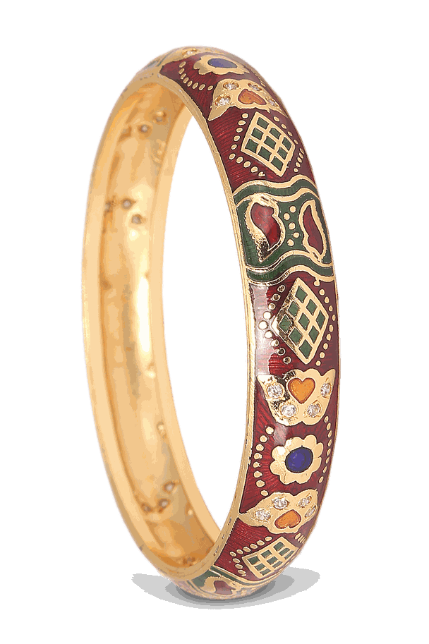 Traditional bangles with intricate designs