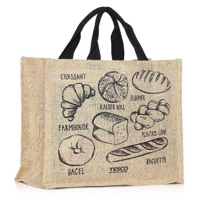 Eco-friendly jute bag with a trendy design